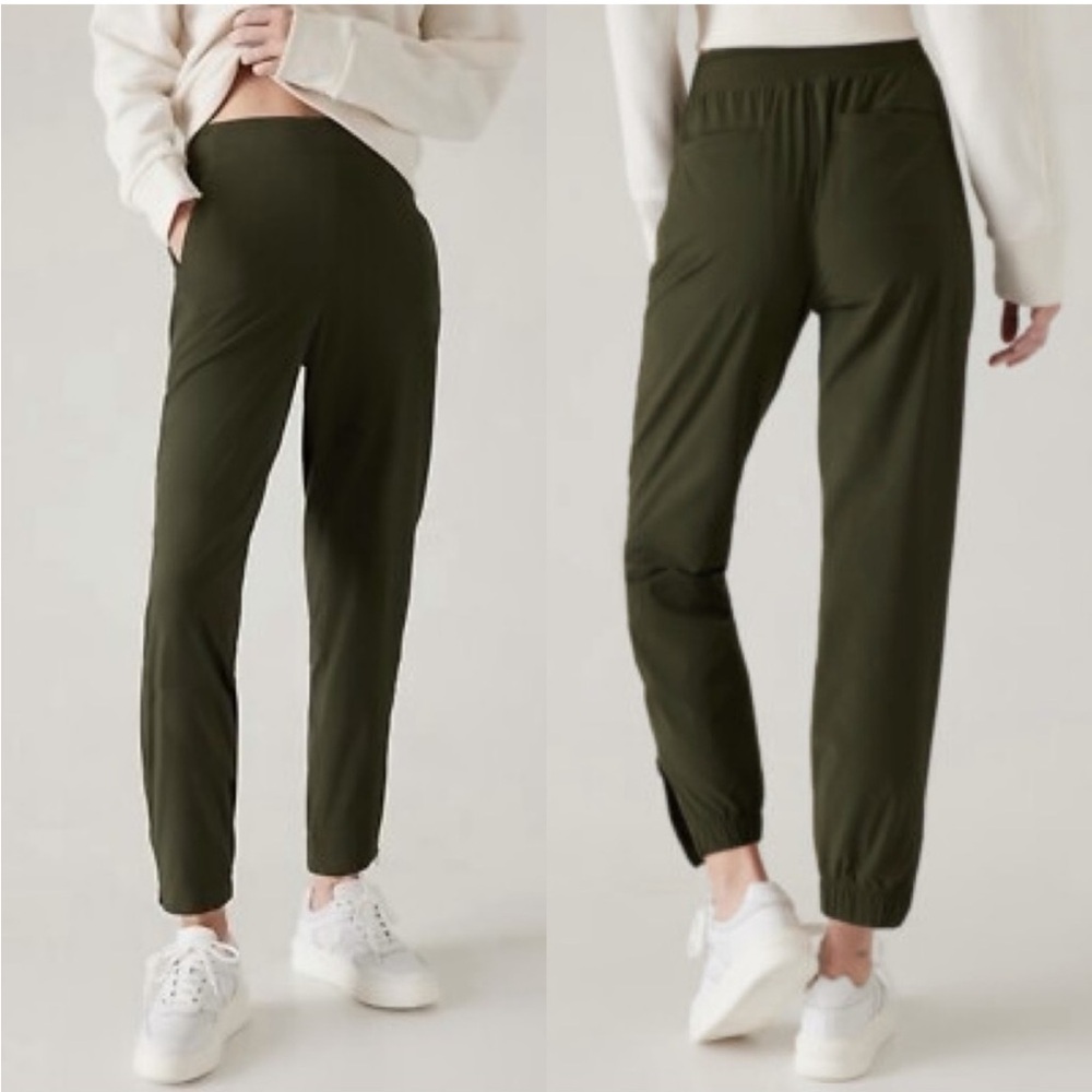 ATHLETA | Brooklyn Heights High Rise Jogger in Green | 8